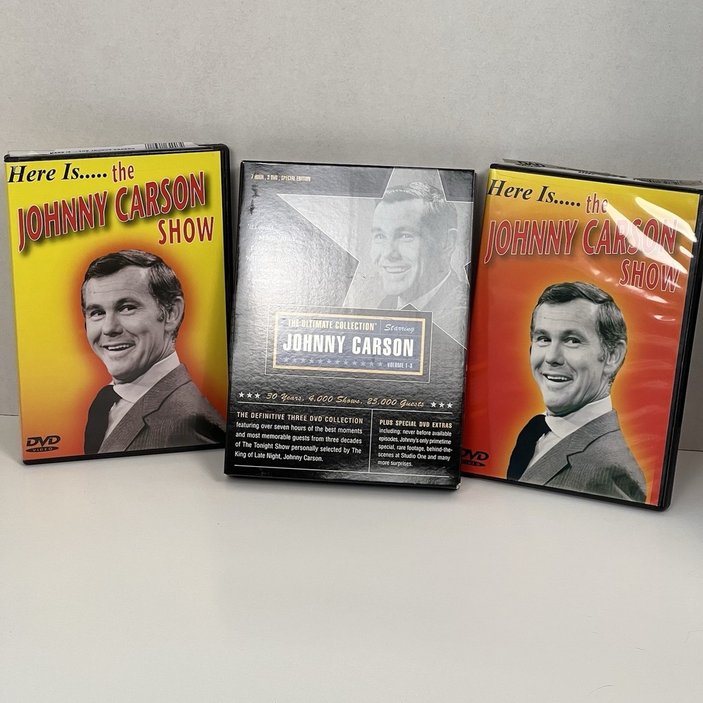 Johnny Carson Ultimate Collection plus #64903 #65063 DVD Lot set